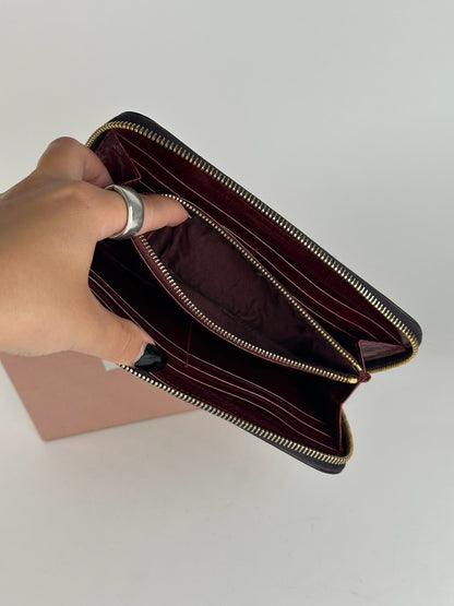 Vintage Miu Miu Leather wallet purple