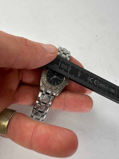 Vintage Givenchy Steel Quartz Watch Silver