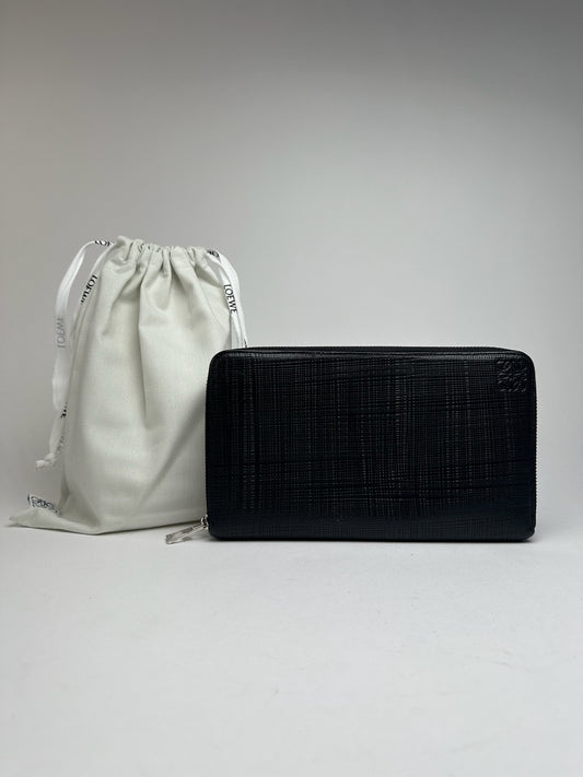 Vintage Loewe Madrid Anagram wallet black