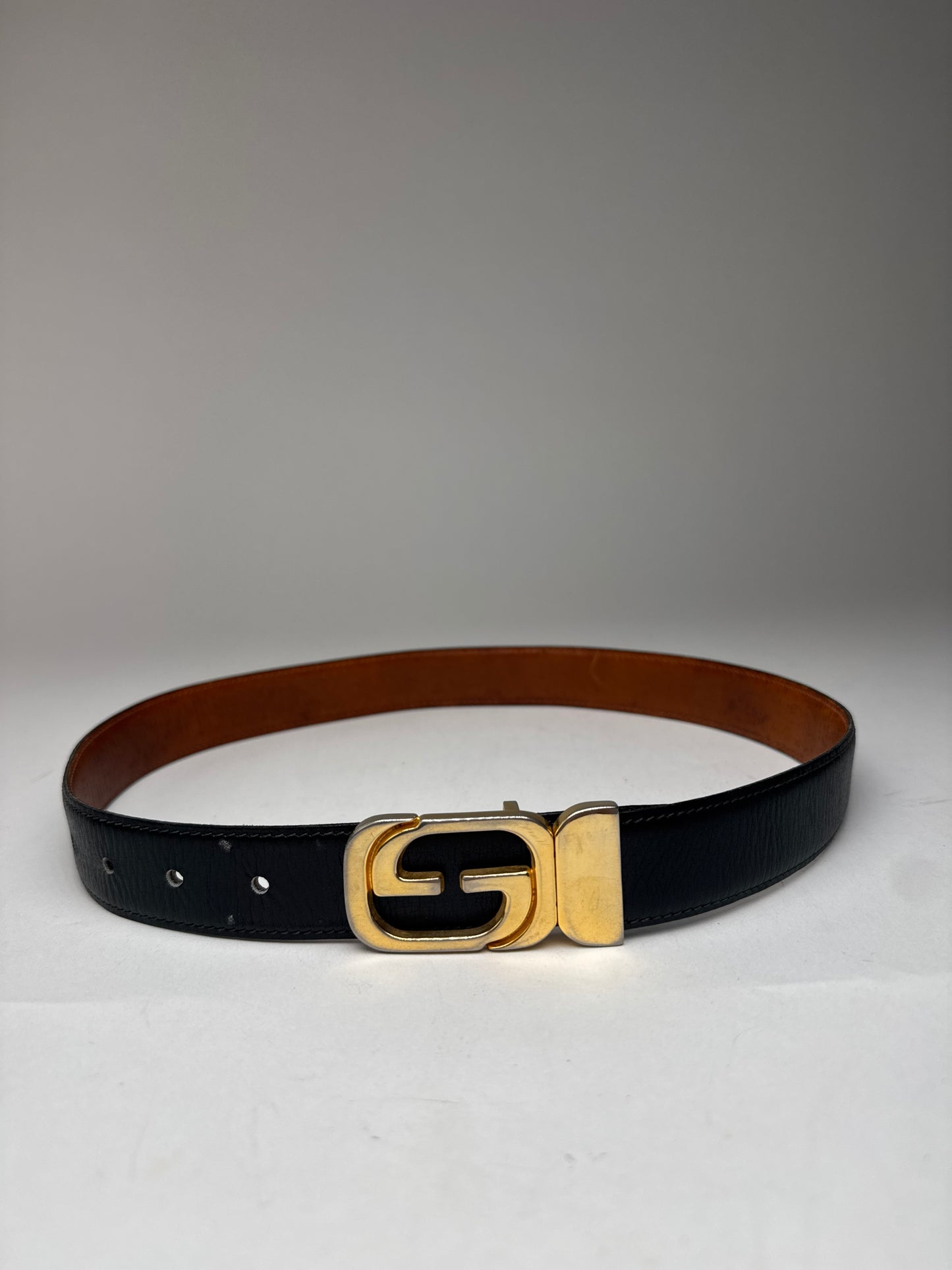 Vintage Gucci Leather belt black