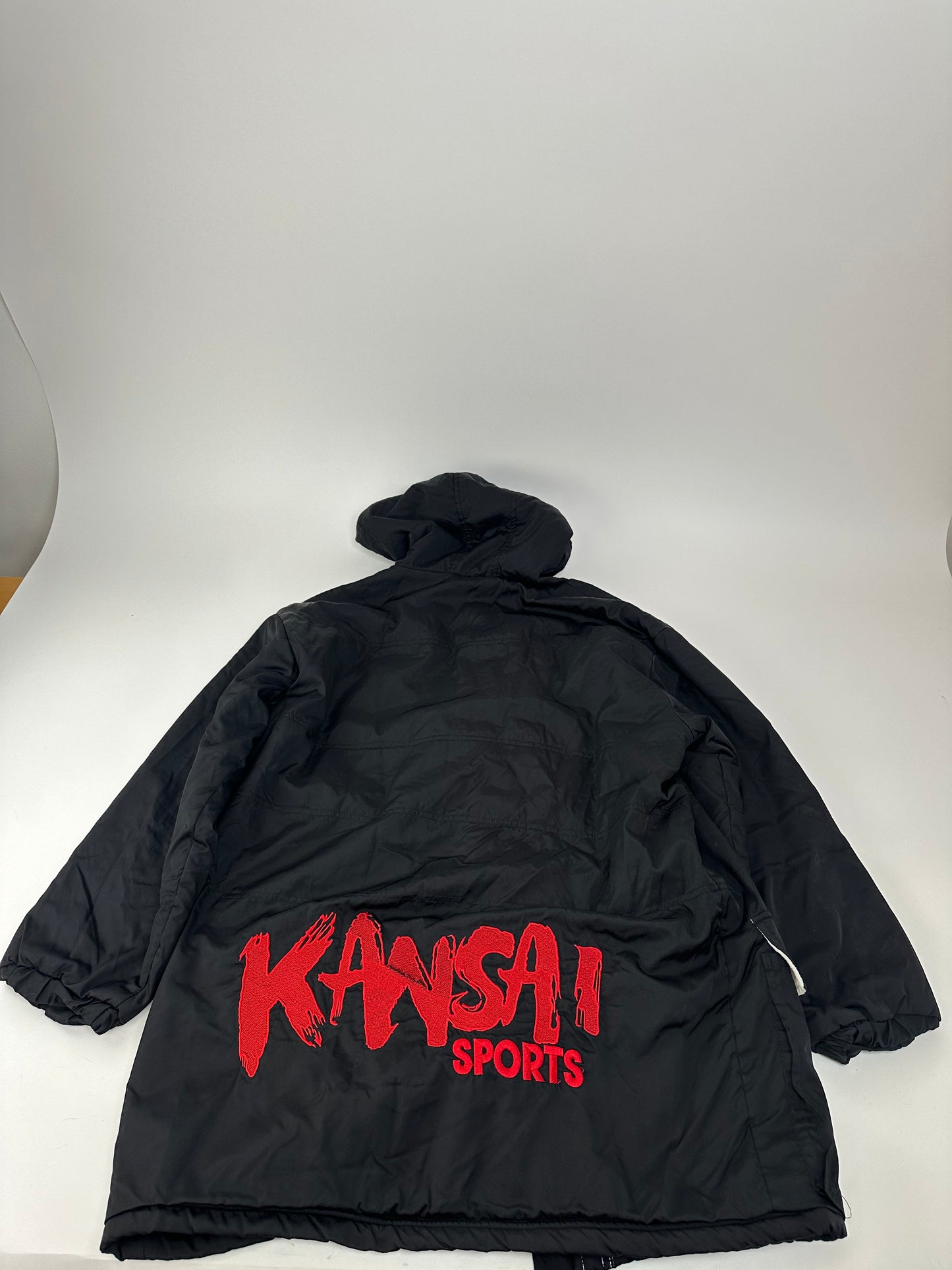 Vintage Kansai Yamamoto Sports Hooded Parka Black L