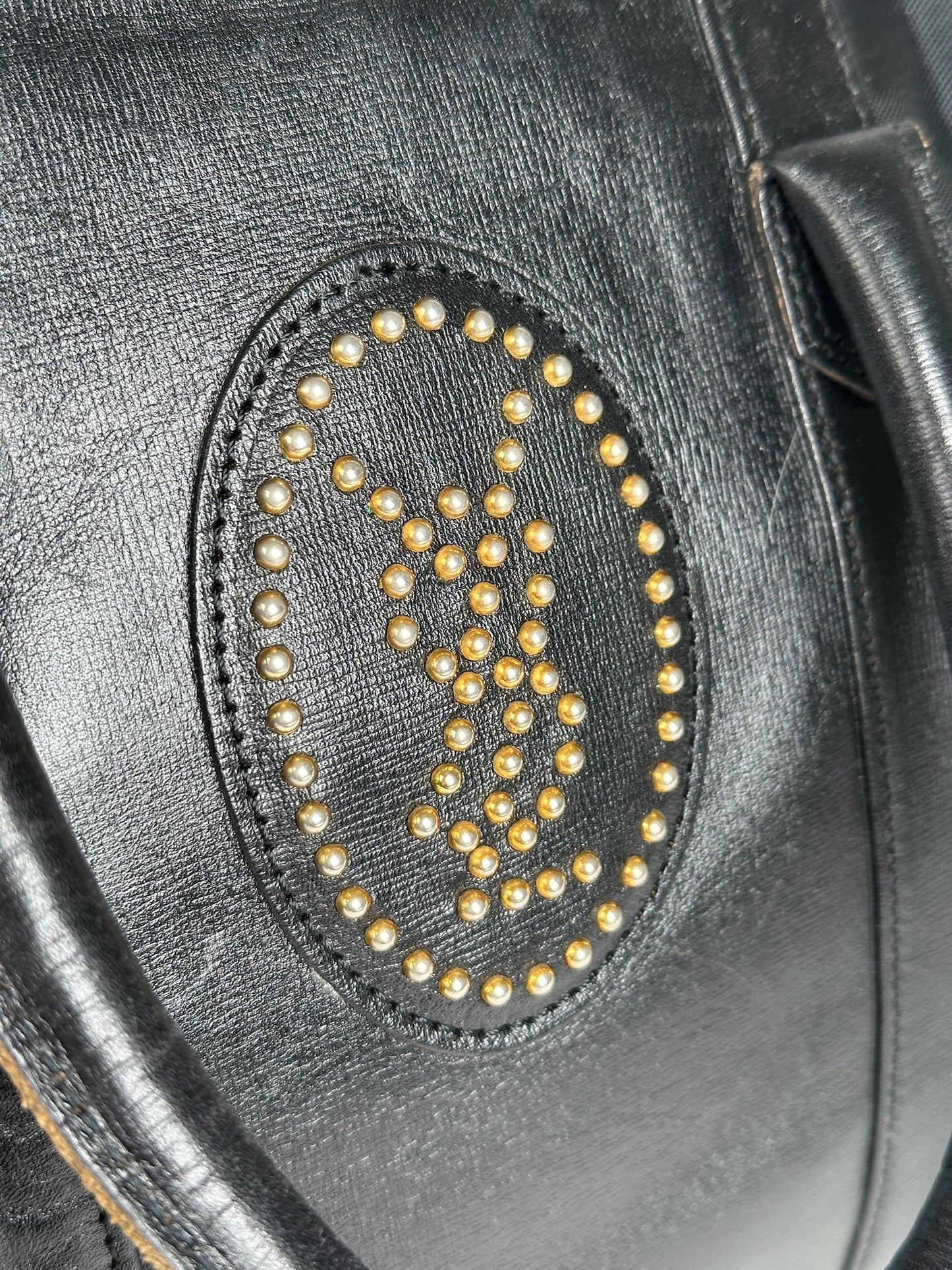 Vintage Yves Saint Laurent Leather Bag black