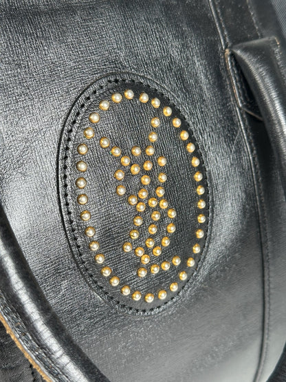 Vintage Yves Saint Laurent Leather Bag black