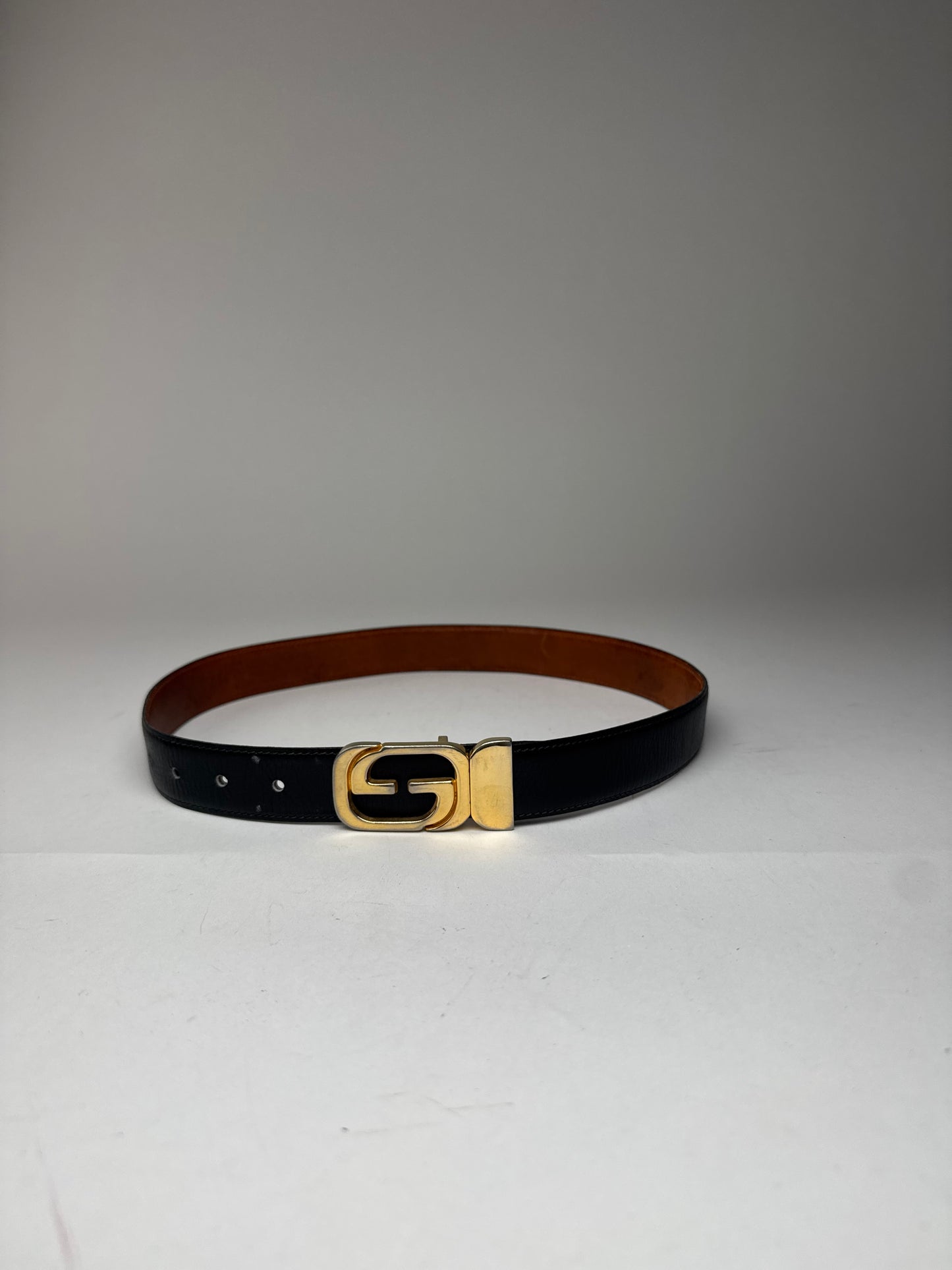 Vintage Gucci Leather belt black