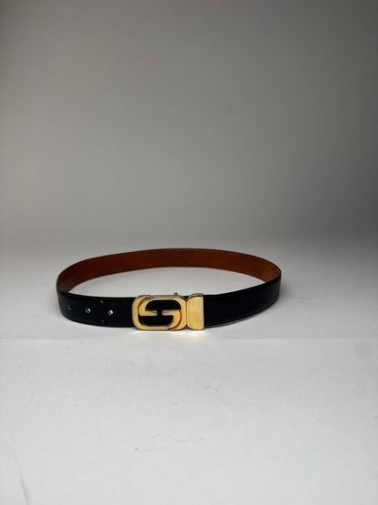 Vintage Gucci Leather belt black