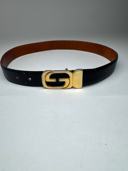 Vintage Gucci Leather belt black