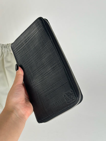 Vintage Loewe Madrid Anagram wallet black