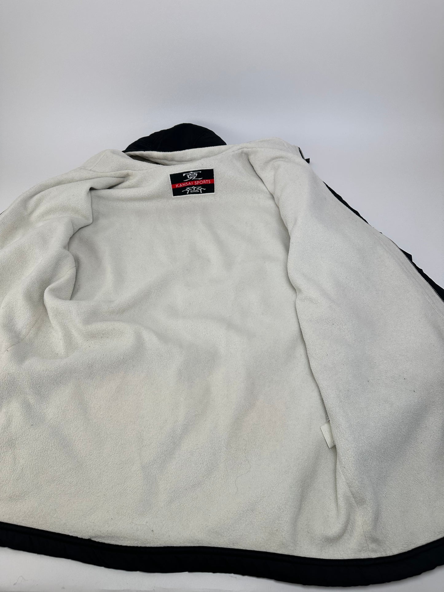 Vintage Kansai Yamamoto Sports Hooded Parka Black L