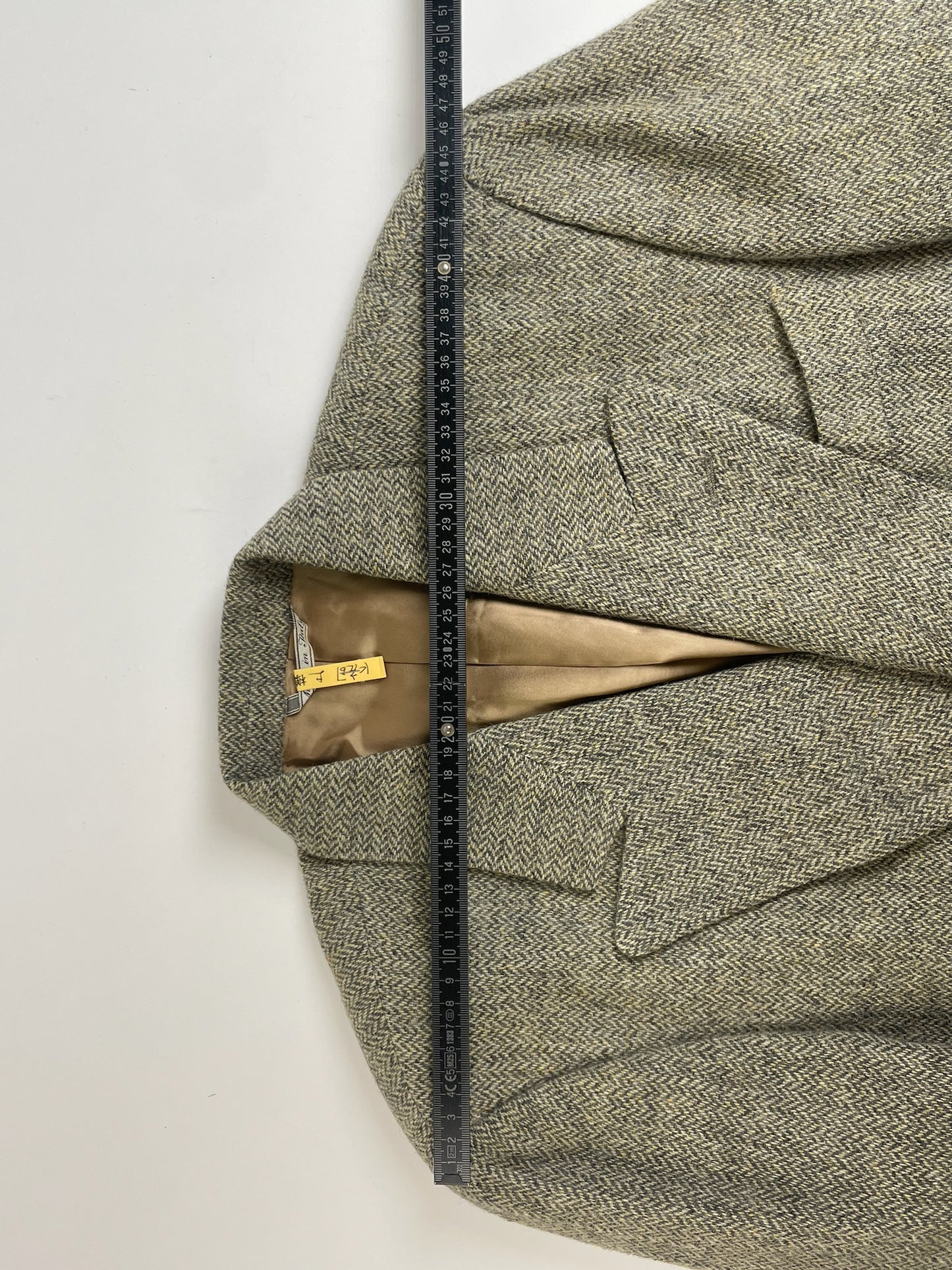 Vintage Fendi wool blazer / short coat brown grey