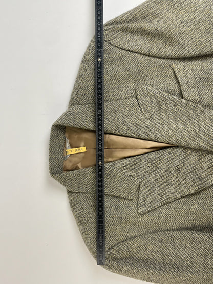 Vintage Fendi wool blazer / short coat brown grey