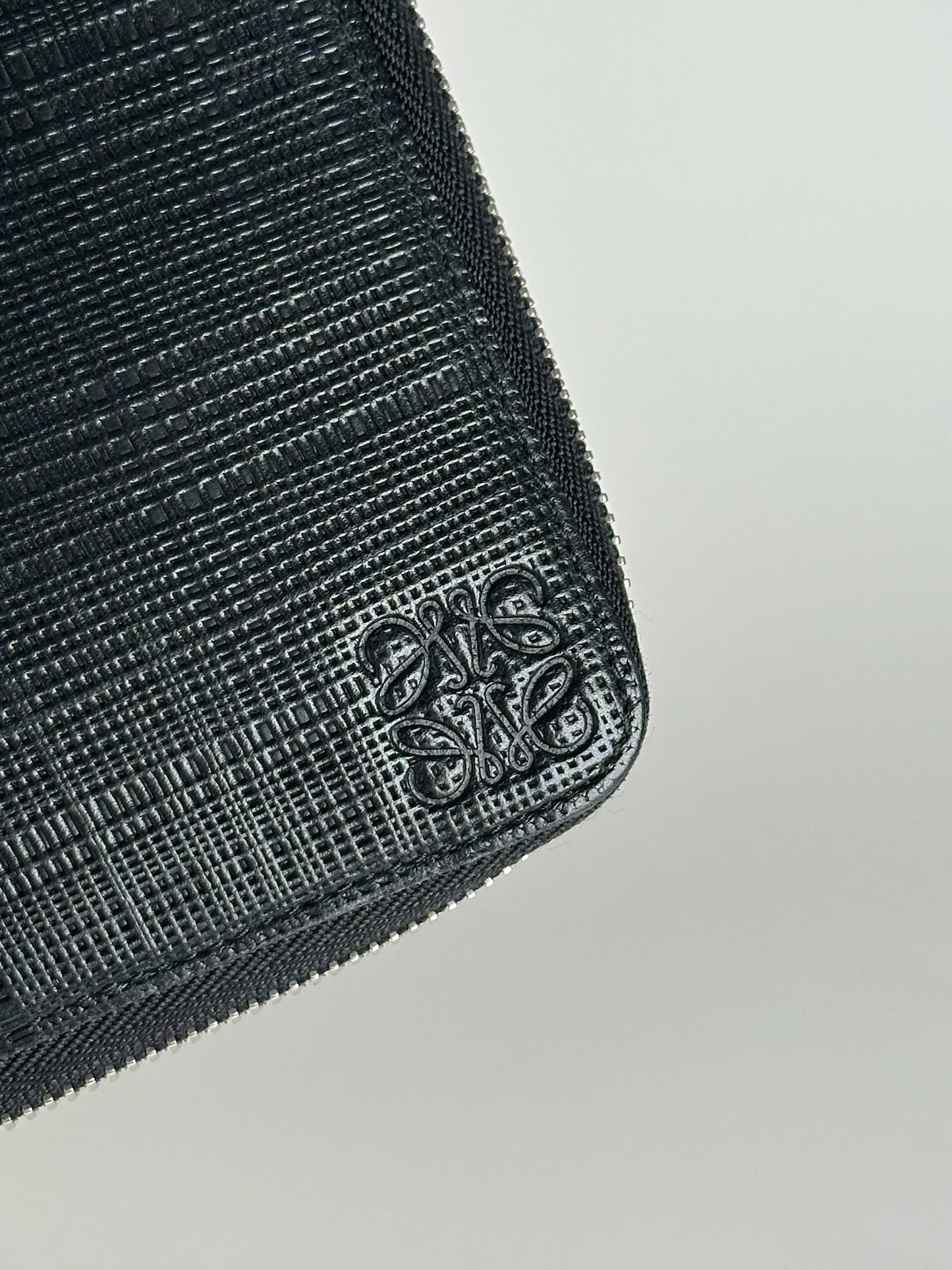 Vintage Loewe Madrid Anagram wallet black