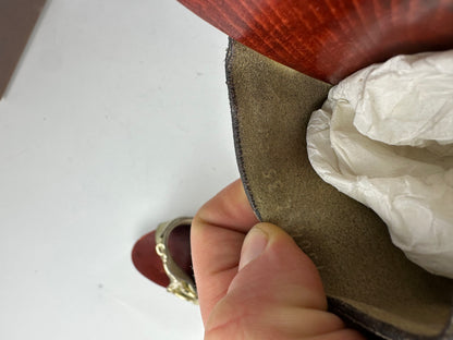 Vintage Gucci Suede Wood Horsebit Pumps Grey Brown EU35