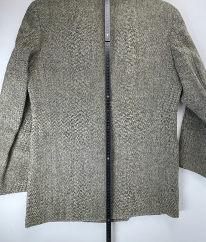 Vintage Fendi wool blazer / short coat brown grey