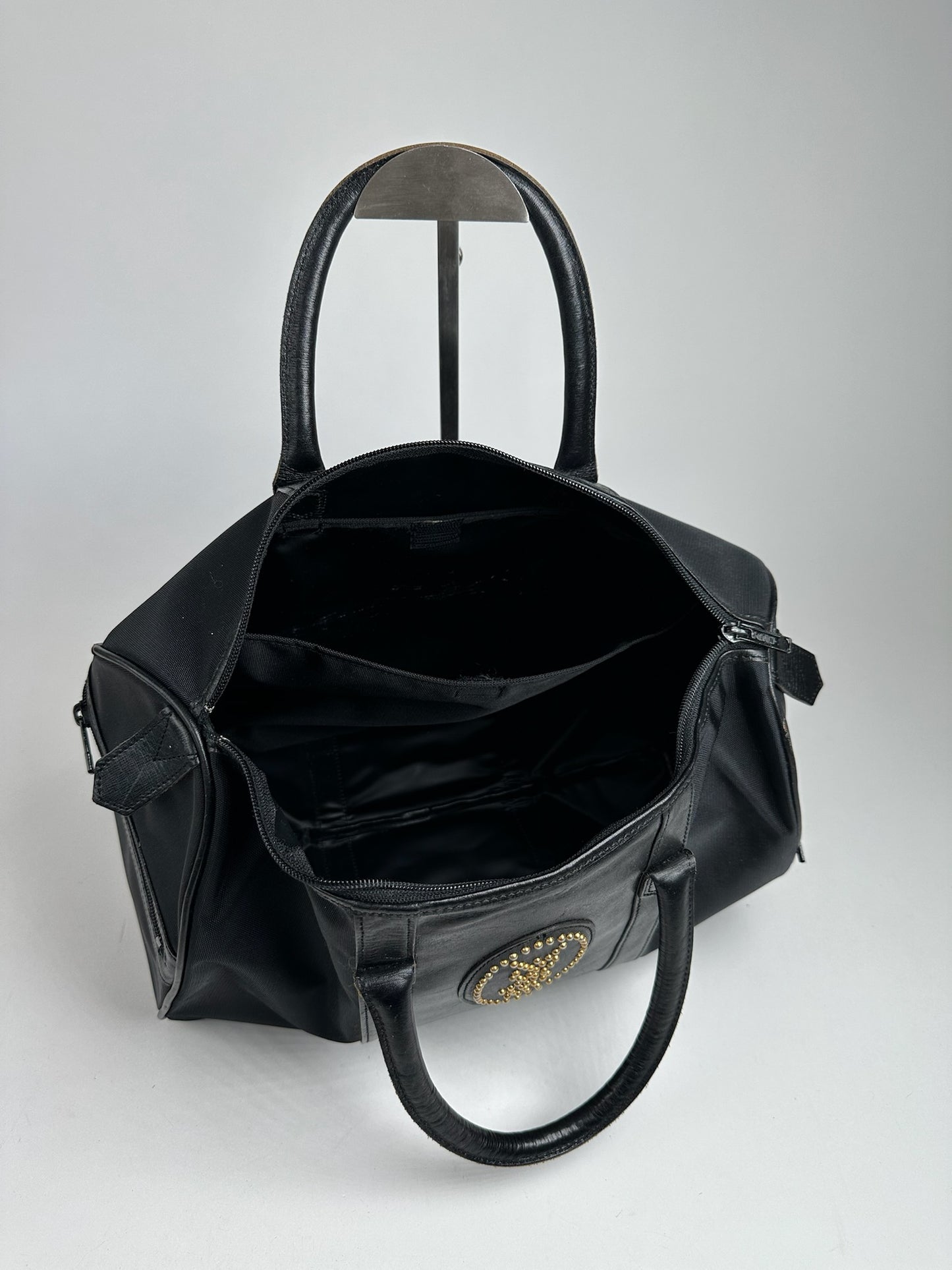 Vintage Yves Saint Laurent Leather Bag black