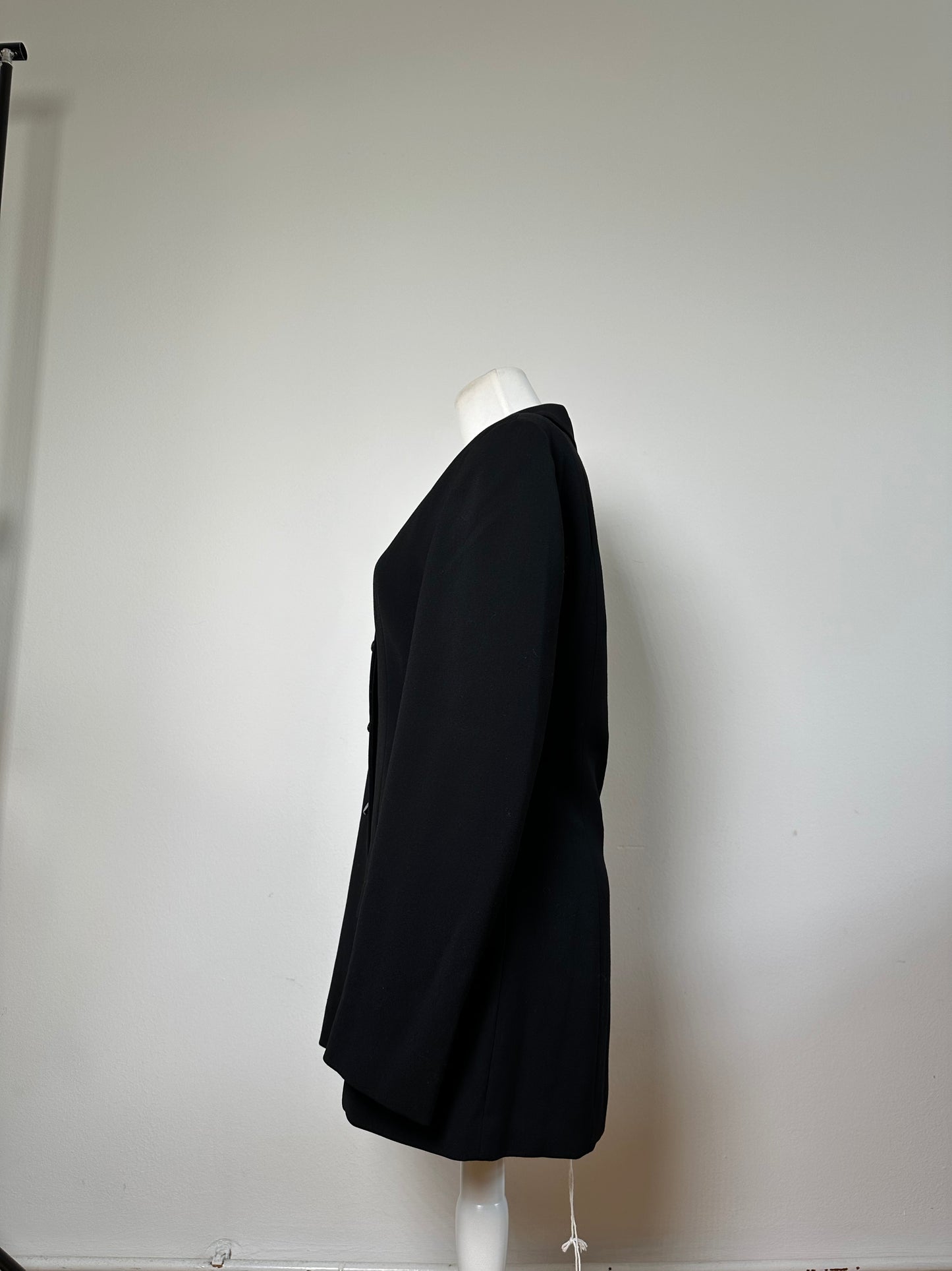 Vintage Ferragamo Wool Blazer Black L