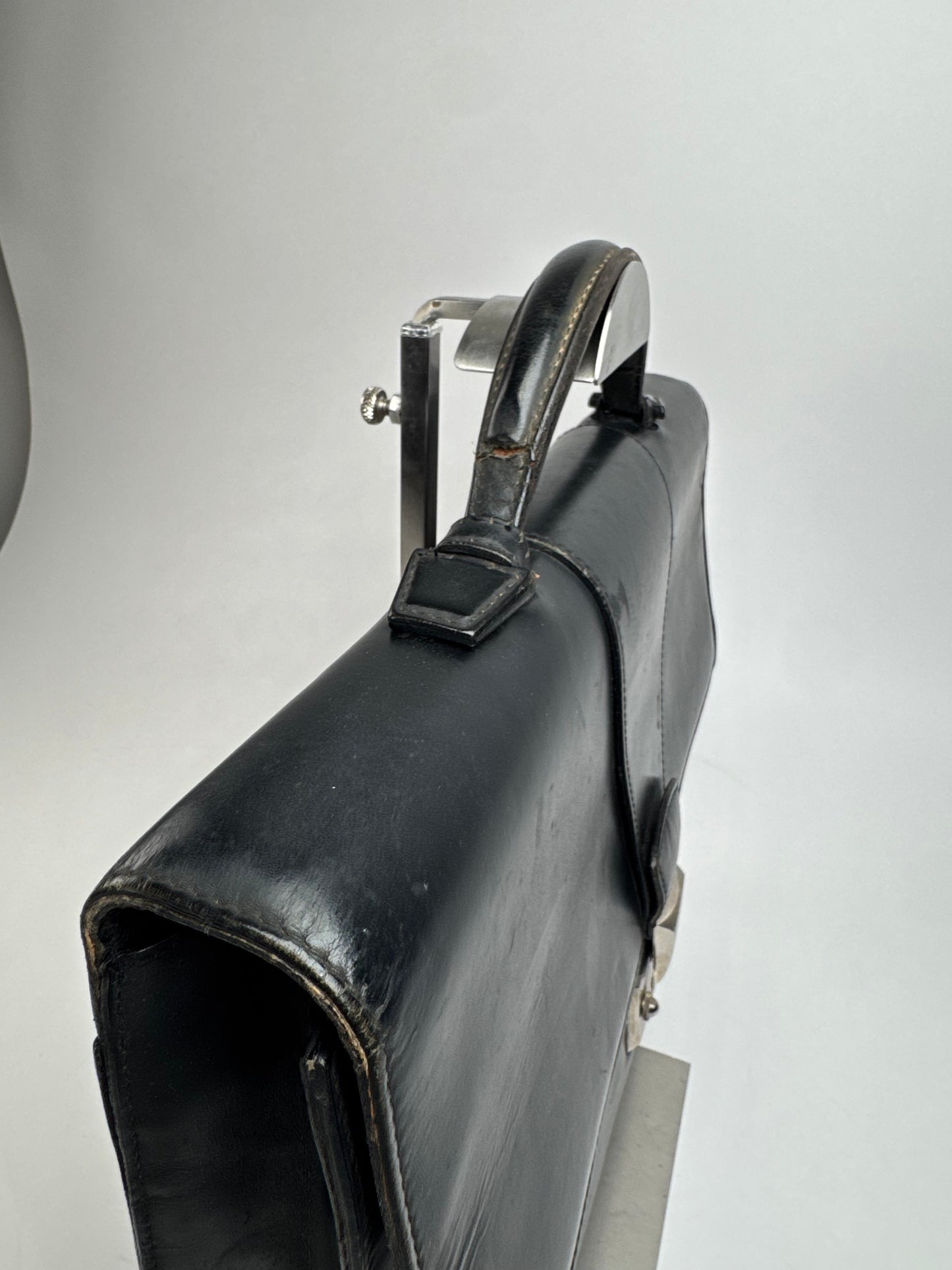 Vintage Cartier leather Briefcase Black