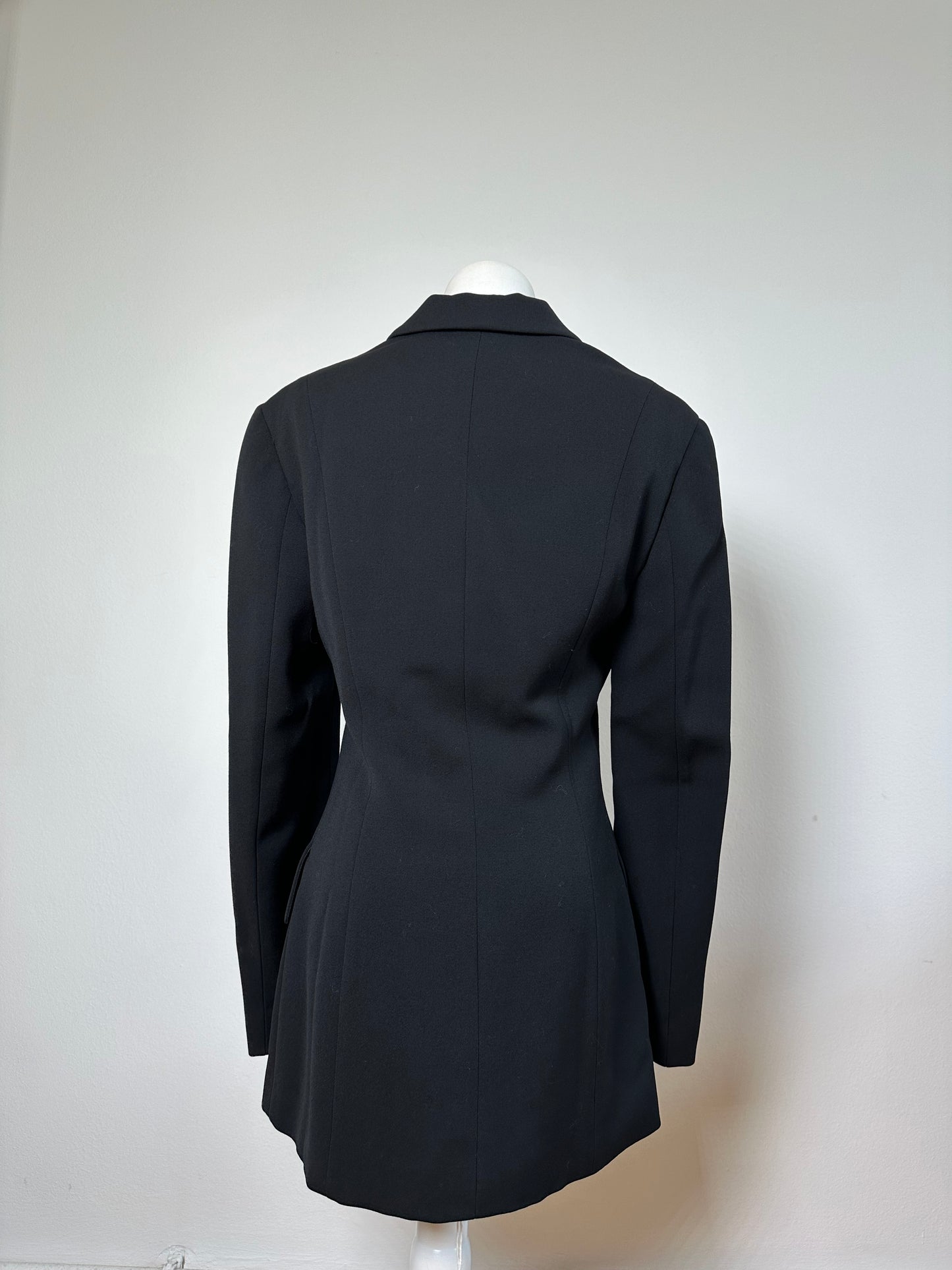 Vintage Ferragamo Wool Blazer Black L