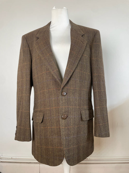 Vintage Balenciaga Wool Blazer Brown