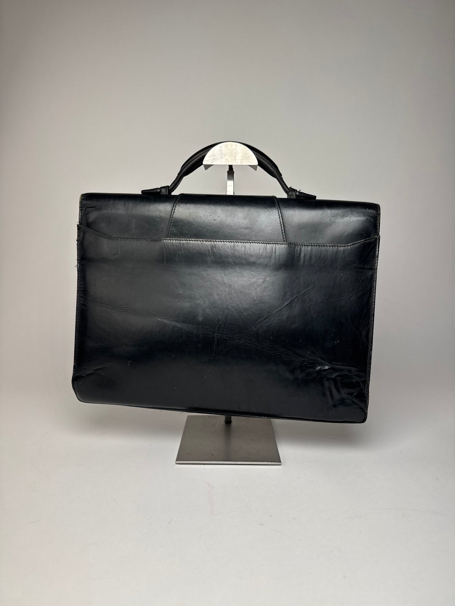 Vintage Cartier leather Briefcase Black