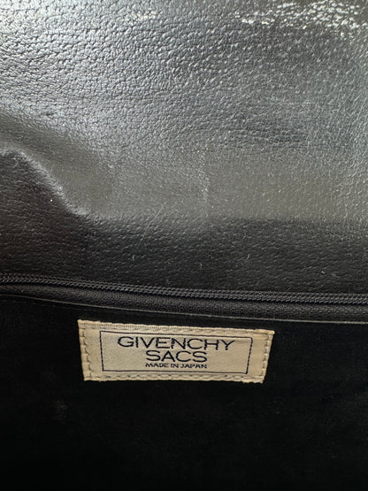 Vintage Givenchy Leather Crossbody Bag black
