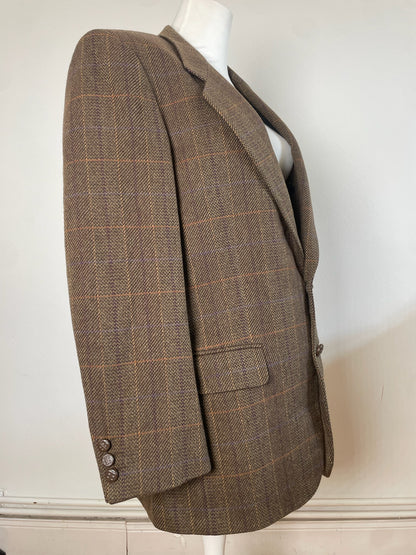 Vintage Balenciaga Wool Blazer Brown