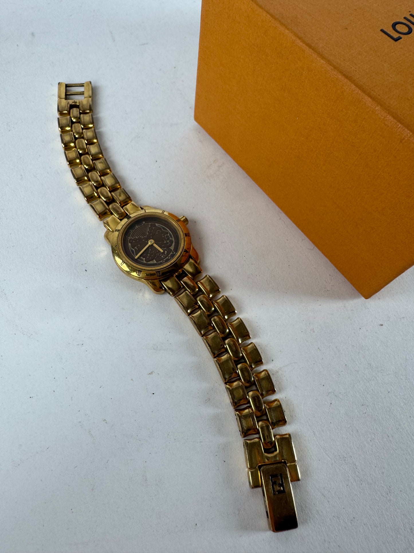 Vintage Givenchy Twin Watch Golden