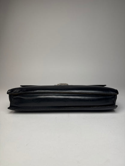 Vintage Cartier leather Briefcase Black