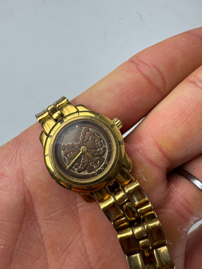 Vintage Givenchy Twin Watch Golden
