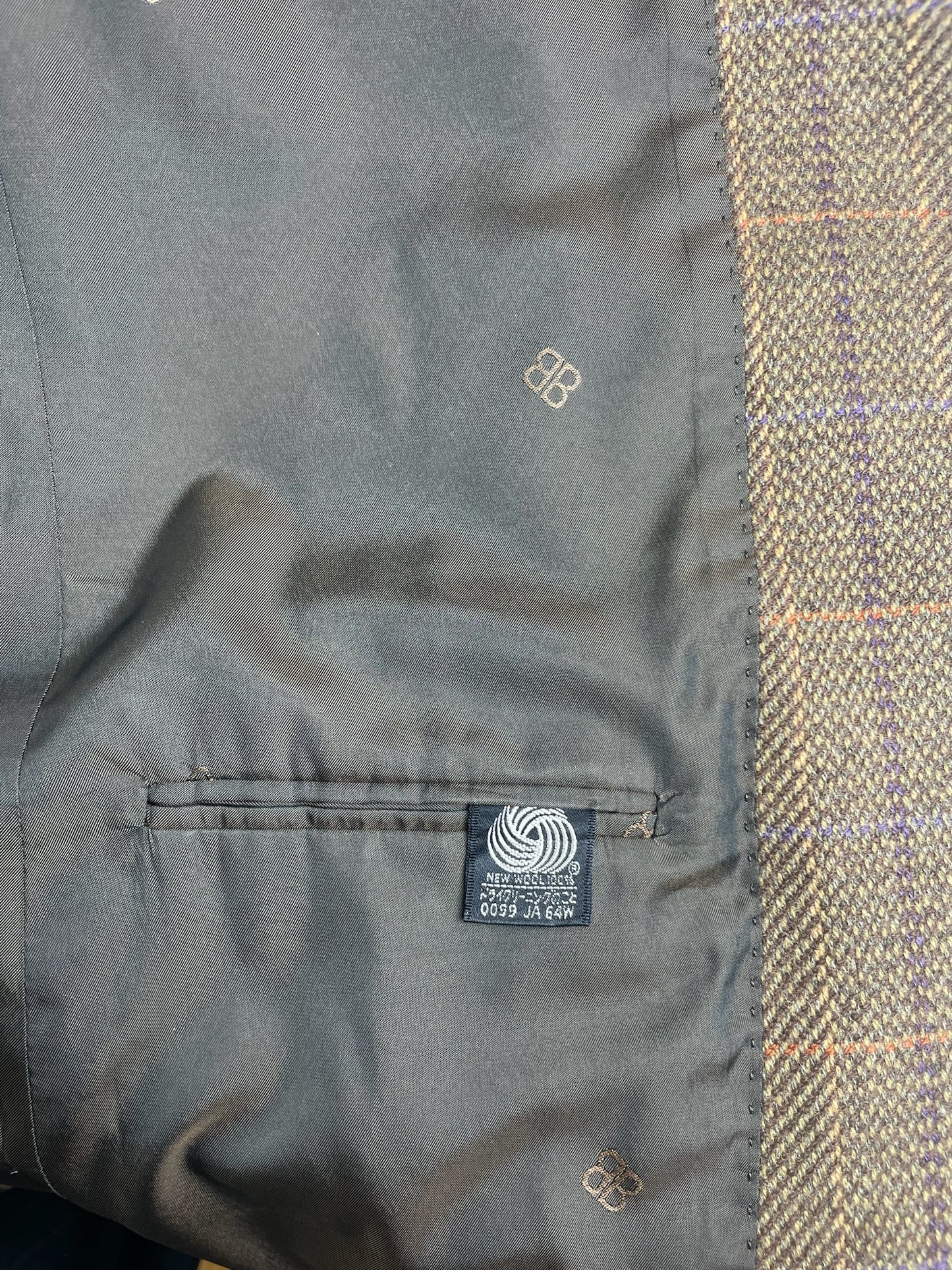 Vintage Balenciaga Wool Blazer Brown