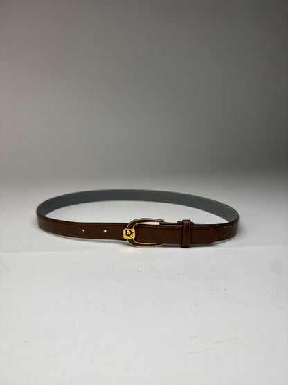 Vintage Dior Leather belt brown