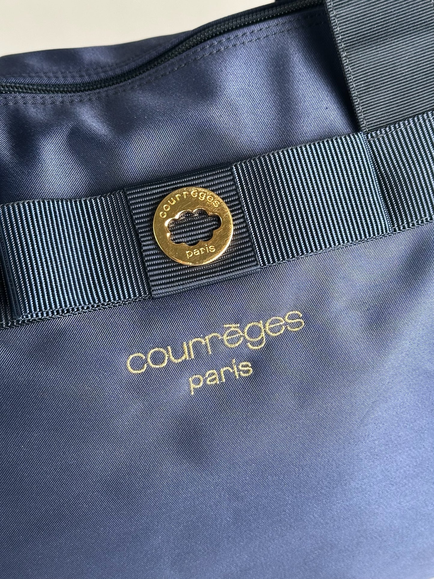 Vintage Courreges 2way Duffel Bag navy