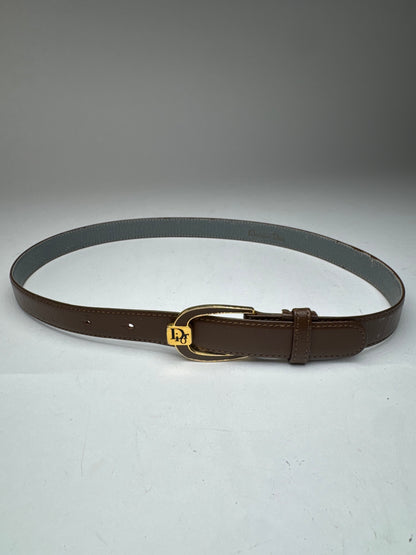 Vintage Dior Leather belt brown