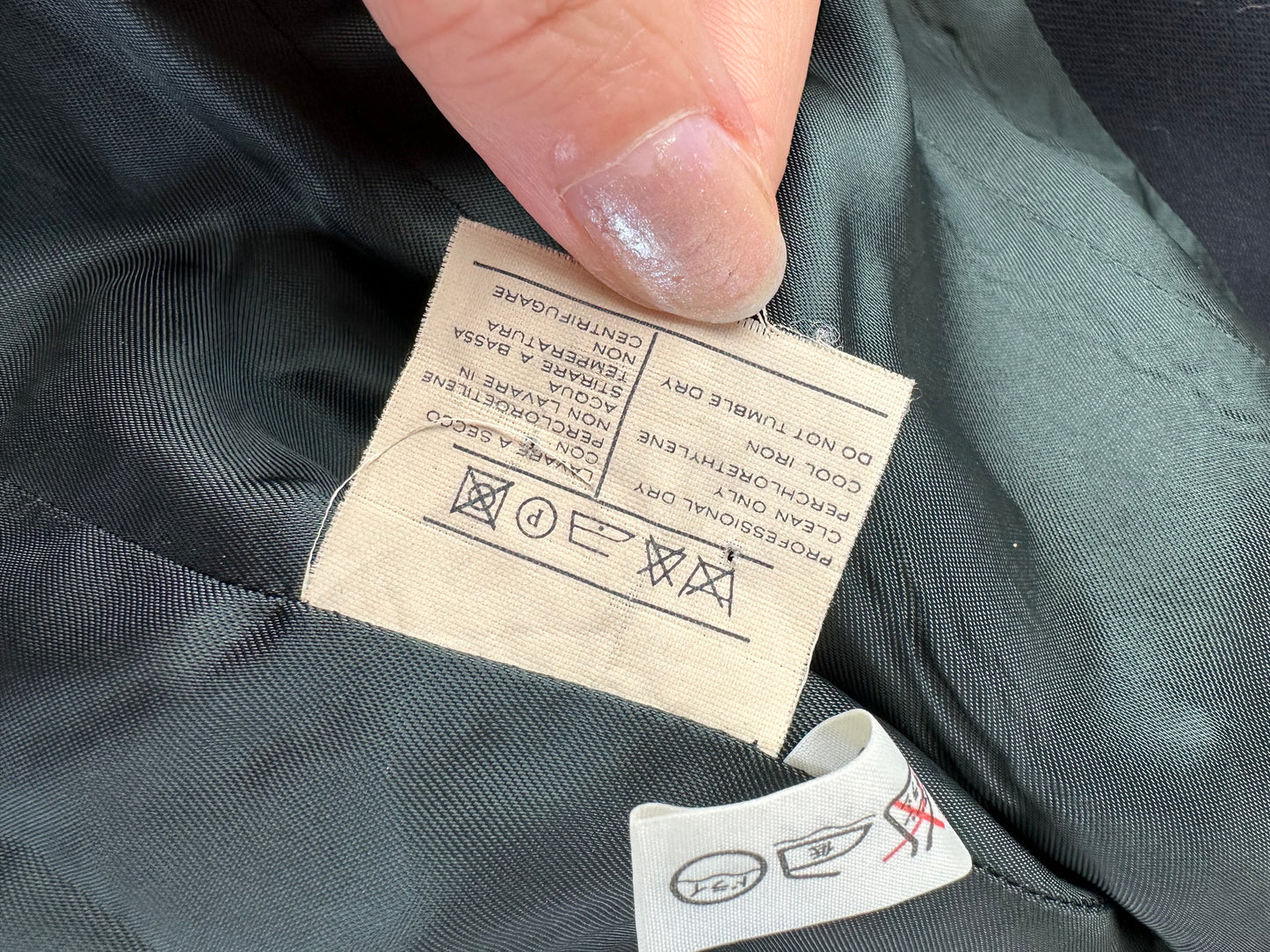 Vintage Ferragamo Wool Blazer Black L