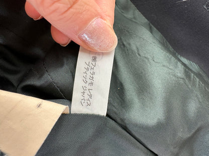 Vintage Ferragamo Wool Blazer Black L