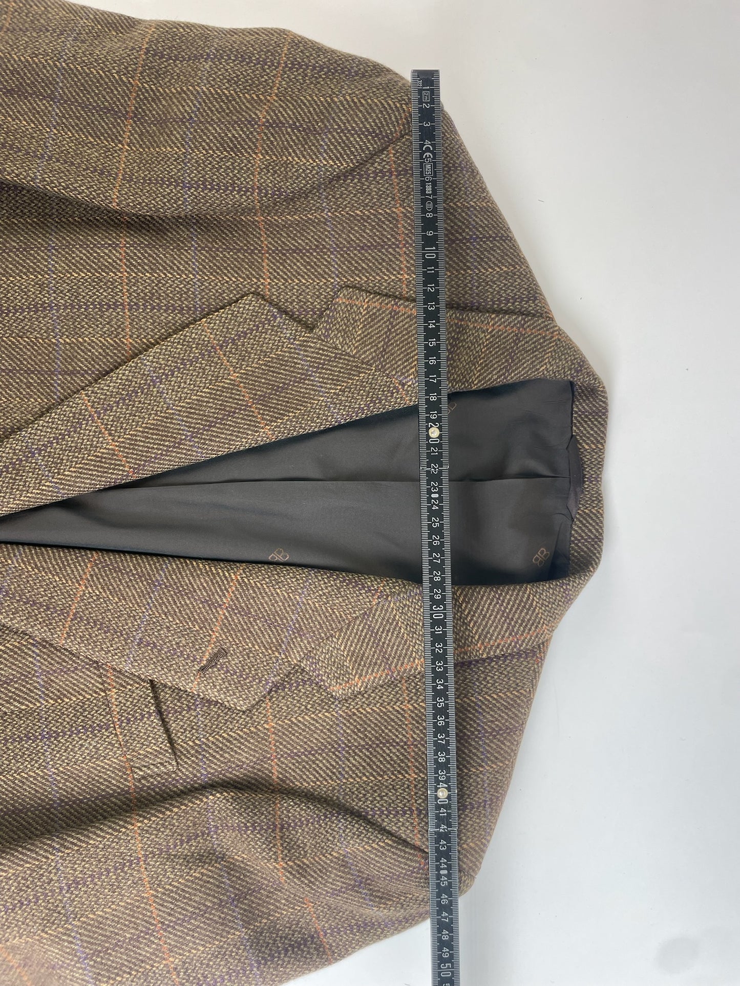 Vintage Balenciaga Wool Blazer Brown