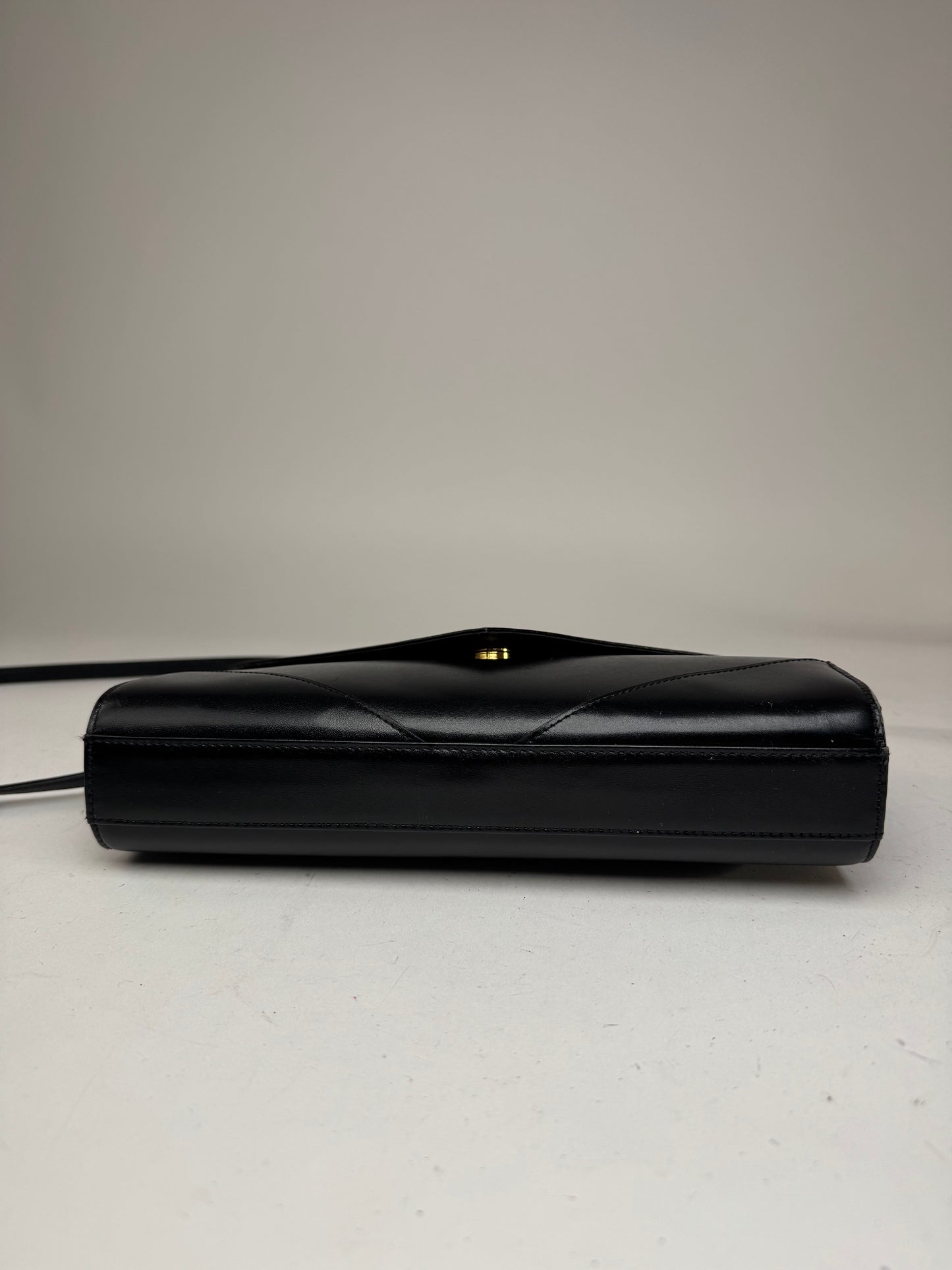 Vintage Givenchy Leather Crossbody Bag black