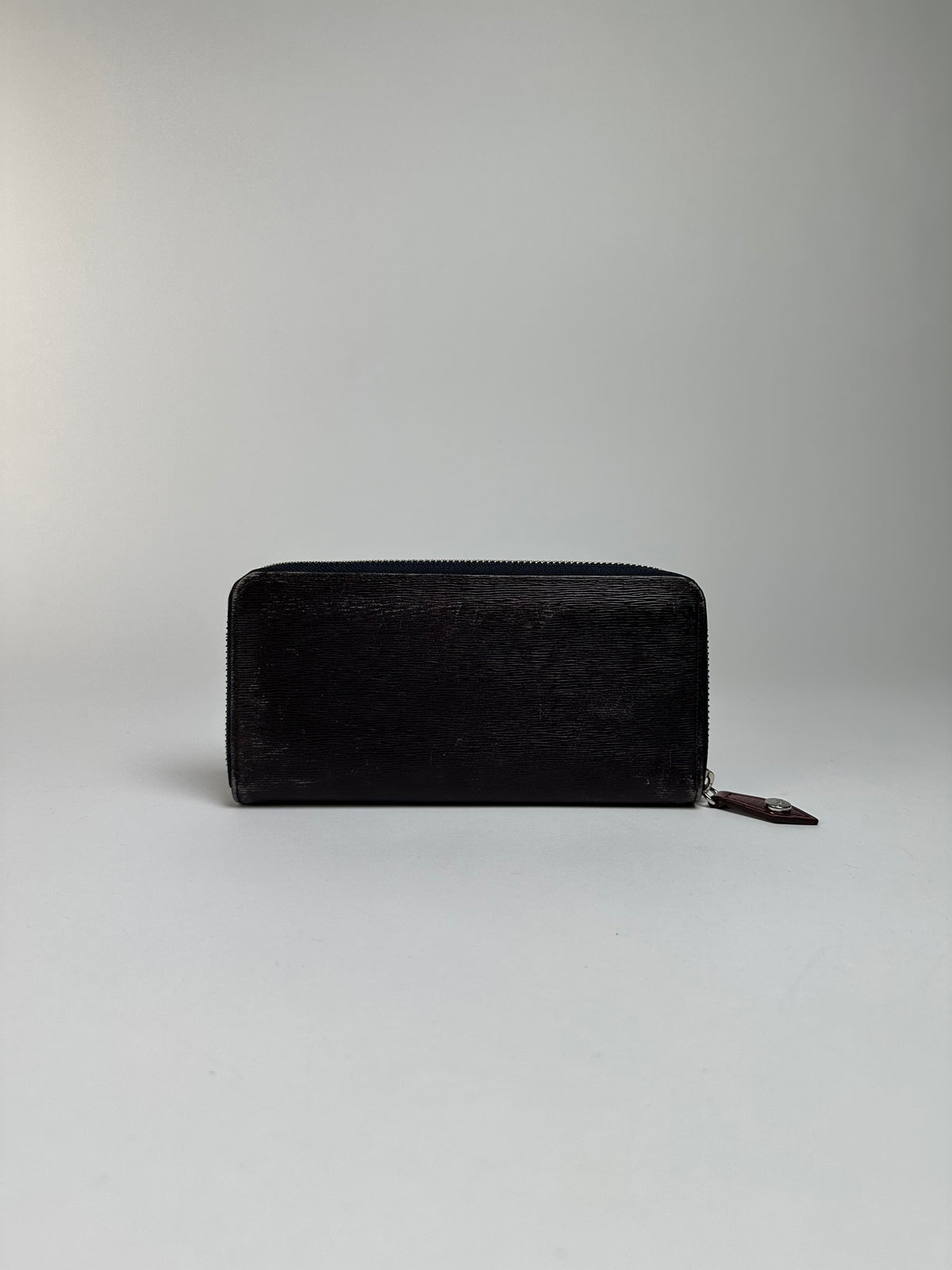 Vintage Vivienne Westwood Textured Leather Bifold Wallet Black