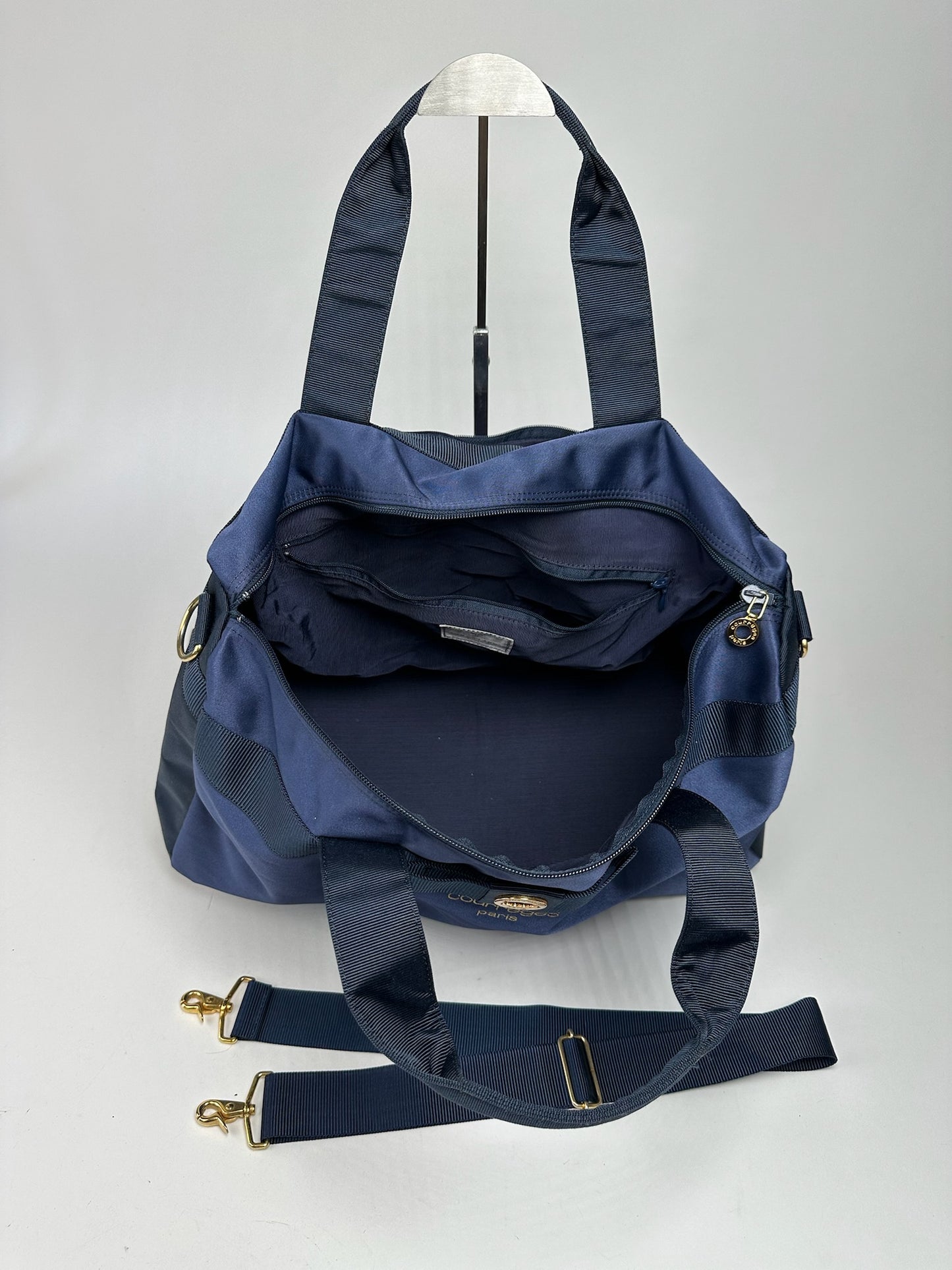Vintage Courreges 2way Duffel Bag navy