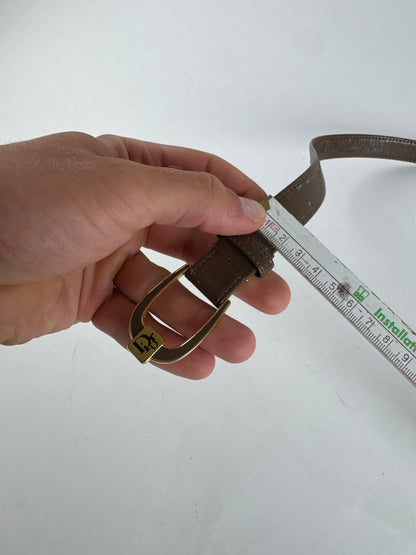 Vintage Dior Leather belt brown