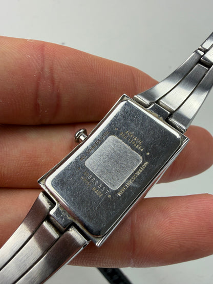 Vintage Givenchy Stainless Steel Bracelet Watch Light Pink