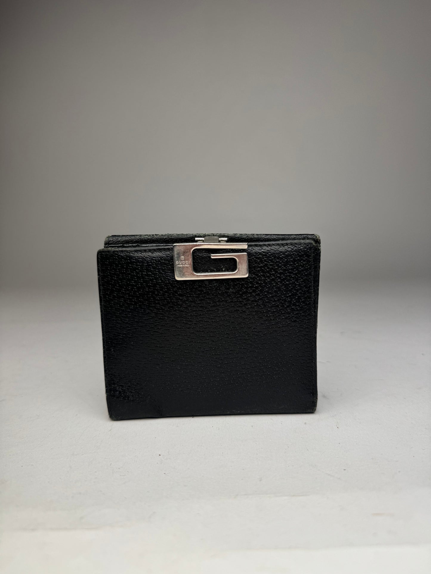 Vintage Gucci Leather Wallet Black