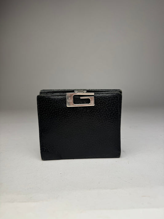 Vintage Gucci Leather Wallet Black