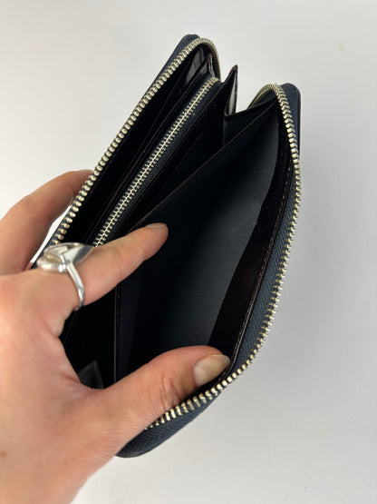 Vintage Vivienne Westwood Textured Leather Bifold Wallet Black