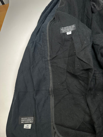 Vintage Dior Men's Microfiber Trenchcoat Black XL