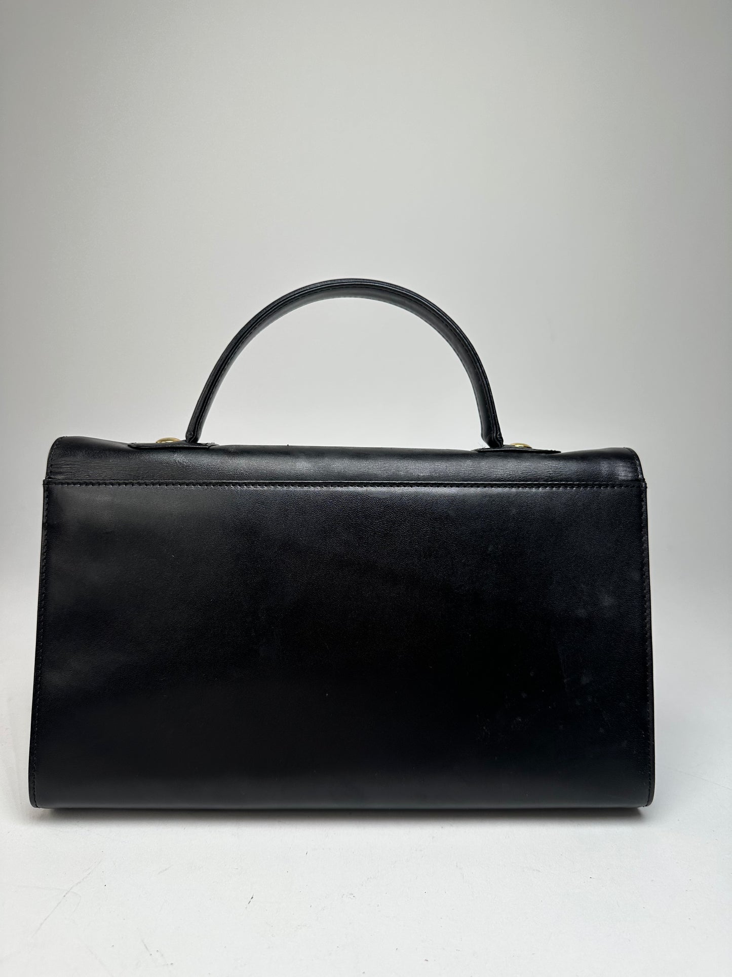 Vintage Givenchy Leather Handbag Black
