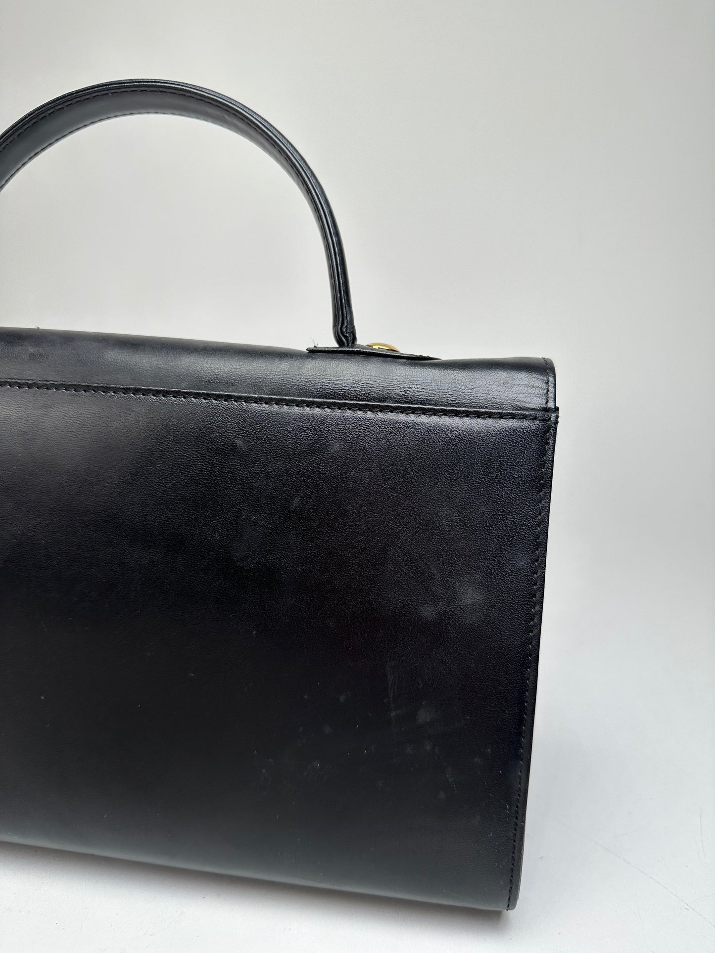 Vintage Givenchy Leather Handbag Black