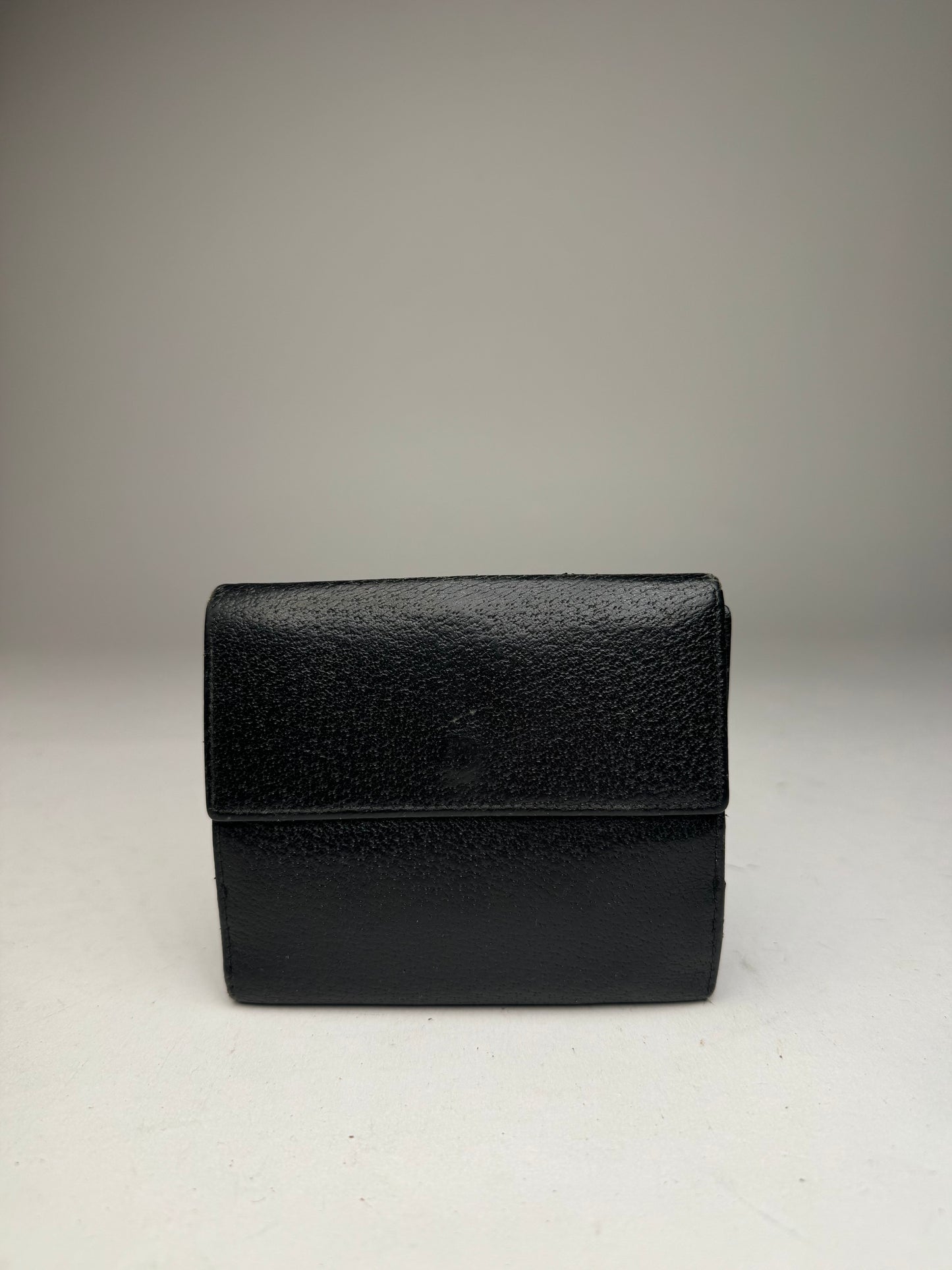 Vintage Gucci Leather Wallet Black