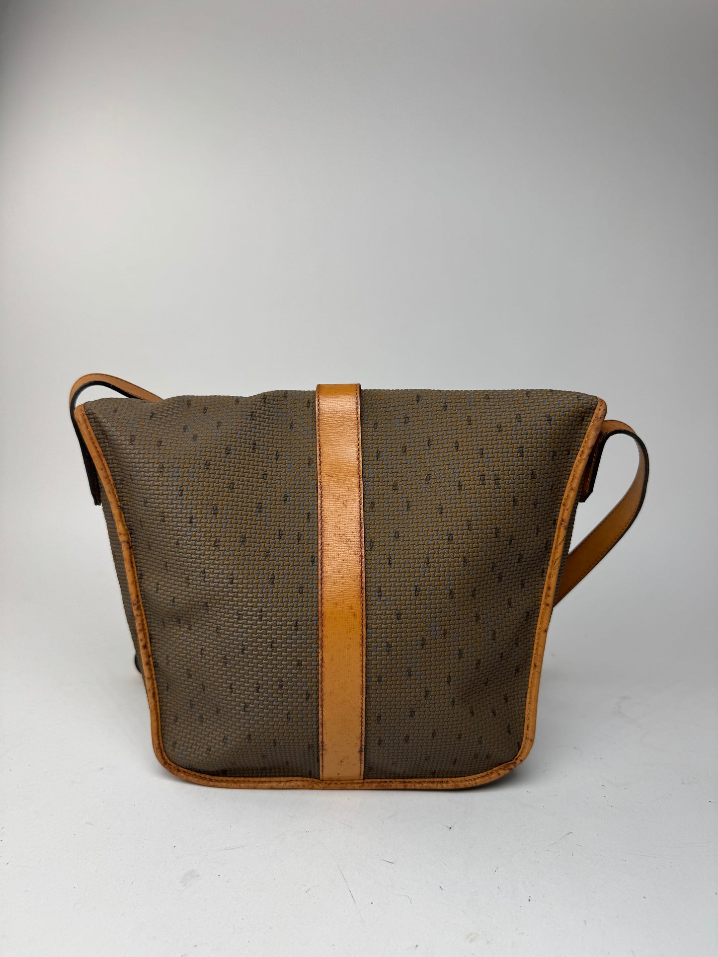 Sac vintage Yves Saint Laurent marron gris Marron