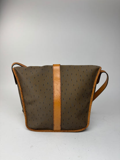 Sac vintage Yves Saint Laurent marron gris Marron