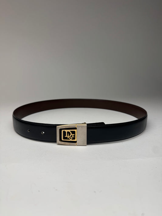 Vintage Dior Leather belt brown